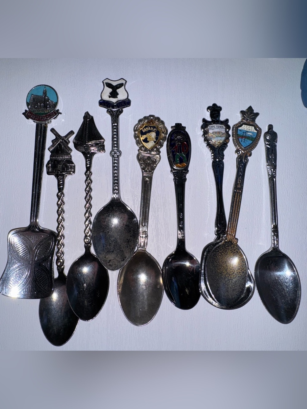Vintage Collectible Souvenir Spoons Lot - International 🌎
